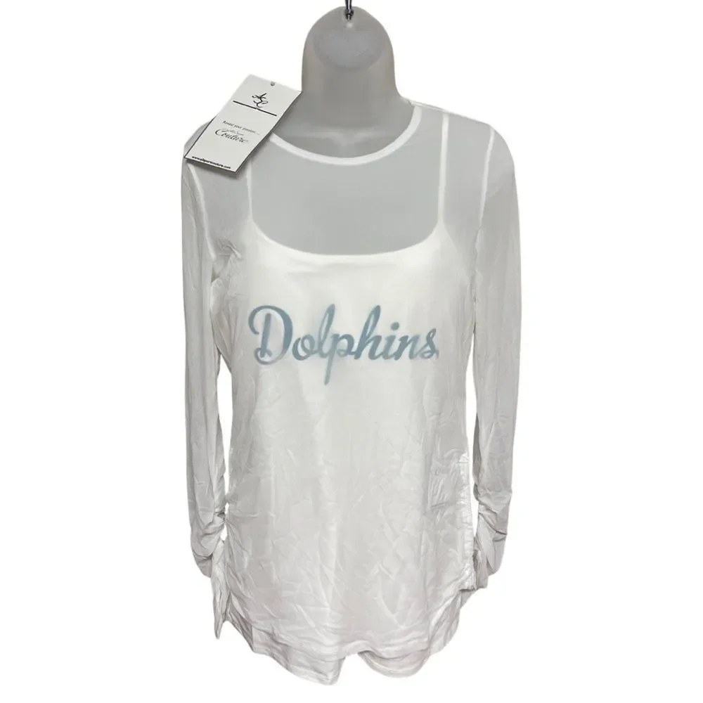 All Sport Apparel Cotton Tank Top with Separate Long Sleeve Mesh Top. - Picture 2 of 16